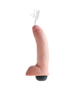 King Cock 9in Squirting Cock - Flesh