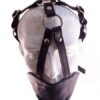 Rouge Leather Mouth Chin Gag Black