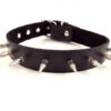 Rouge Spiked Collar with 1 inch Spikes Black