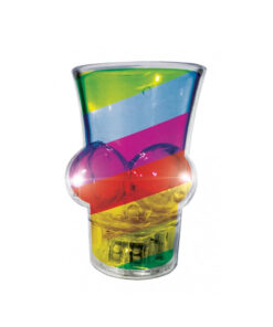 Light Up Rainbow Boobie Shot Glass