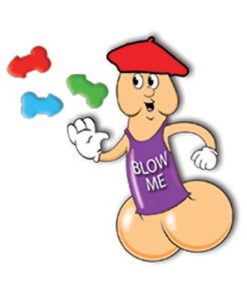 Blow Job Pecker Shaped Bubble Gum Fruit Flavored 3.5oz