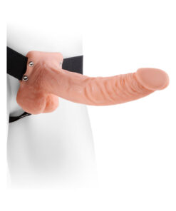 Fetish Fantasy 9in Hollow Strap-on With Balls