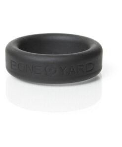 Boneyard Silicone Ring 1.2 inches Black