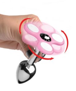 Frisky Light Up Fidget Ass Spinner Anal Plug Pink