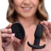 Under Control Anal Plug With Remote Control Black