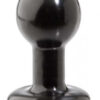 Round Butt Plug Small Black