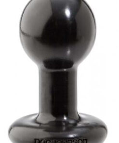 Round Butt Plug Small Black