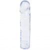 Crystal Jellies 8 Inch Classic Dildo in Clear