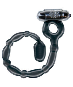 Wet Dreams Vibrating Deep Snake Cockring Black