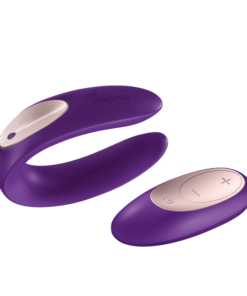 Partner Plus with Remote Purple Vibrator
