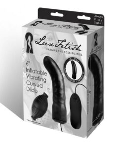 Lux F Inflatable Vibe Curved Dildo 6