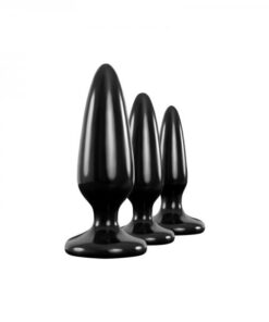 Renegade Pleasure Plug 3 Piece Trainer Kit Black
