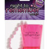 Night to remember shot glass bracelet by sassi girl