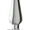 Spade Anal Plug Clear - Medium