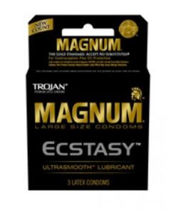 Trojan Magnum Ecstasy Latex Condoms 3 Pack