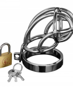 Captus Stainless Steel Locking Chastity Cage