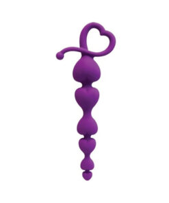 Gossip Hearts On A String Silicone Anal Beads