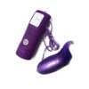 Mardi Gras Waterproof Egg With Silicone Elephant Sleeve- Purple