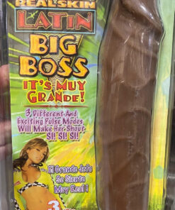 Real Skin Latin Big Boss Vibrator Beige