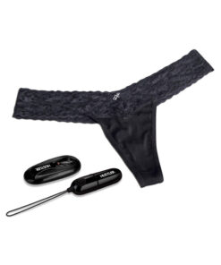 Hustler Remote Control Vibrating Panties Black M/L