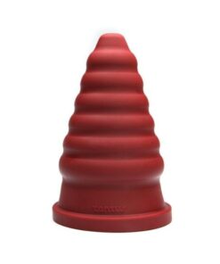 Tantus Cone Ripple - True Blood Red