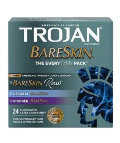 Trojan Bareskin Everythin Condom - Variety Pack Of 24