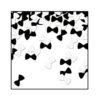 Bow Ties Confetti - Black/white