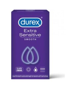 Durex Extra Sensitive Lubricated Condom Smooth 12-pack
