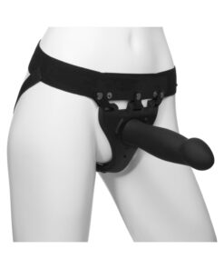 Body Extensions Be Risque Vibrating Hollow Strap On Set O/S