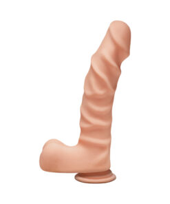 The D The Ragin D 9 inches Dildo with Balls Beige