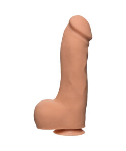 The D Master D 12 inches Dildo with Balls Ultraskyn Beige