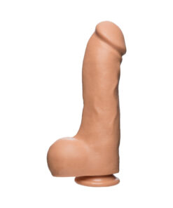 The D Master D 12 inches Dildo with Balls Firmskyn Beige