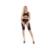 Pink Lipstick Leg Up Chap Style Short