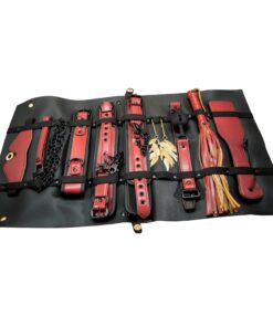The Traveler Restraint & Bondage Play Kit Red 10 Pcs