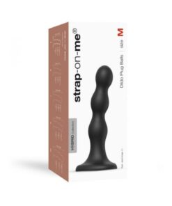 Strap-on-me Dildo Plug Balls M Black
