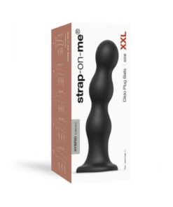 Strap-on-me Dildo Plug Balls Xxl Black