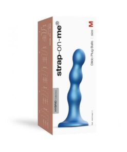Strap-on-me Dildo Plug Balls M Metallic Blue