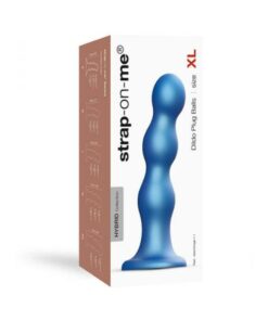 Strap-on-me Dildo Plug Balls Xl Metallic Blue