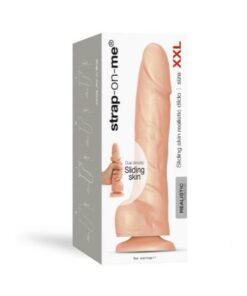 Strap-on-me Sliding Skin Realistic Dildo Xxl Vanilla