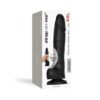 Strap-on-me Sliding Skin Realistic Dildo Dual Density Black  Xxl