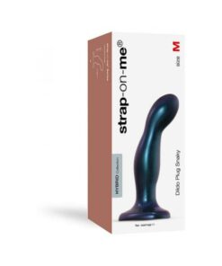 Strap-on-me Hybrid Collection Dildo Plug Snaky Metallic Blue M