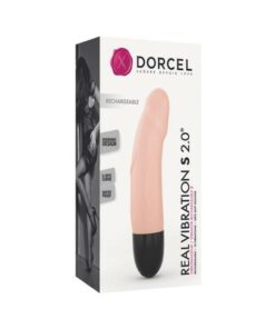 Dorcel Real Vibrations S 6" Rechargeable Vibrator - Flesh