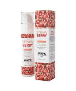 Exsens Of Paris Massage Oil Strawberry 1.7oz