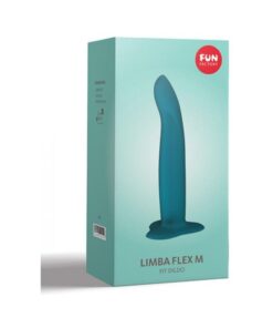 Fun Factory Limba Flex Dildo - Medium Deep Sea Blue