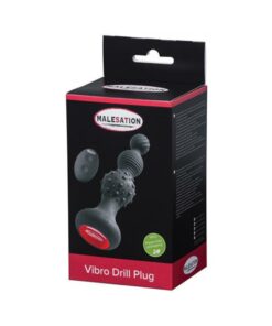 Malesation Vibro Drill Plug - Black