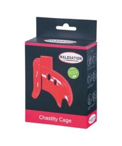 Malesation Chastity Cage - Red