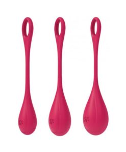 Satisfyer Yoni Power 1 Balls Training Set - Red