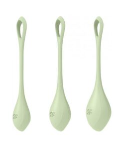 Satisfyer Yoni Power 2 Balls Training Set - Light Green
