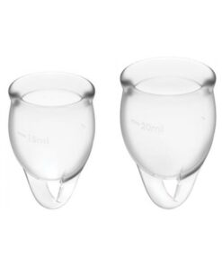 Satisfyer Feel Confident Menstrual Cup - Transparent