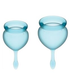 Satisfyer Feel Good Menstrual Cup - Light Blue